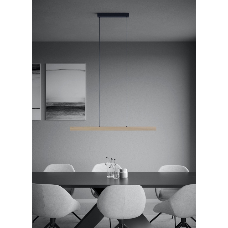 Eglo - LED Prigušivi luster na sajli LED/21W/230V 3000K braon