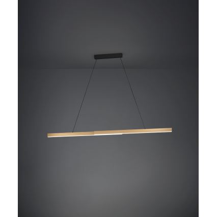 Eglo - LED Prigušivi luster na sajli LED/21W/230V 3000K braon