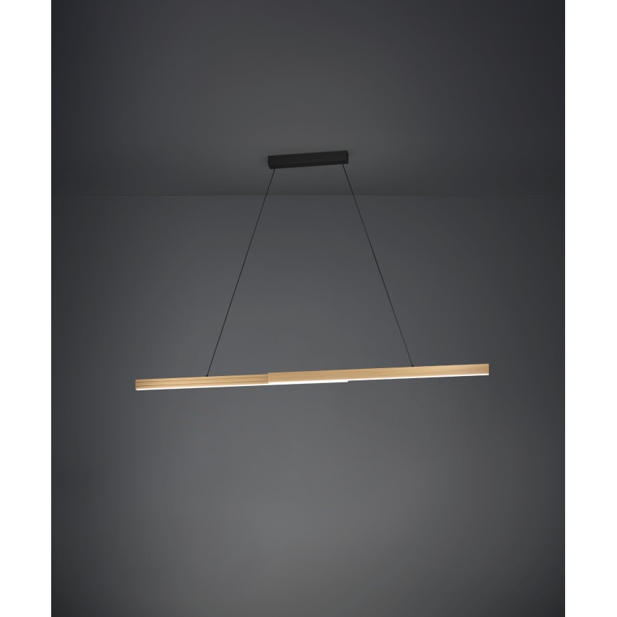 Eglo - LED Prigušivi luster na sajli LED/21W/230V 3000K braon