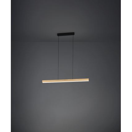 Eglo - LED Prigušivi luster na sajli LED/21W/230V 3000K braon