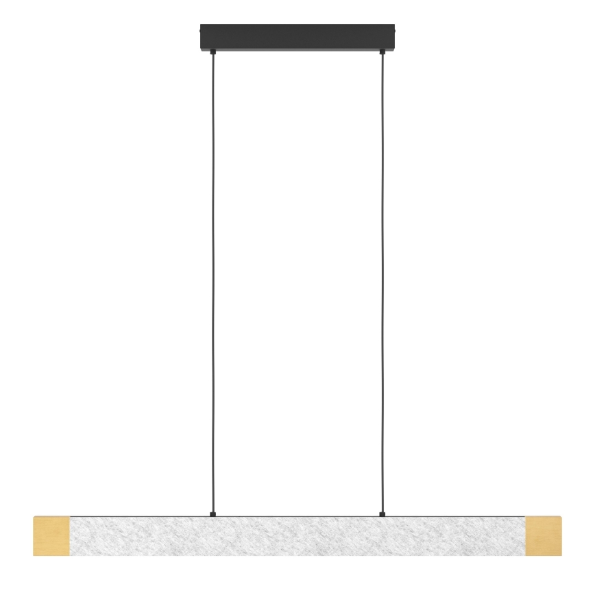 Eglo - LED Prigušivi luster na sajli LED/22,2W/230V 3000K braon/sivo