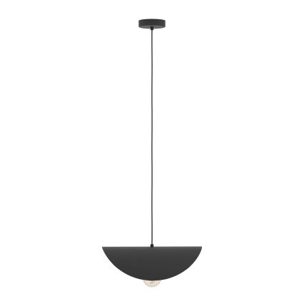 Eglo - Luster na sajli 1xE27/40W/230V 41 cm crno/zlatna