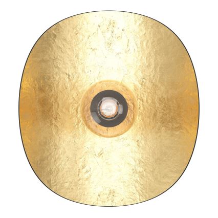 Eglo - Zidna lampa 1xE27/40W/230V crno/zlatna
