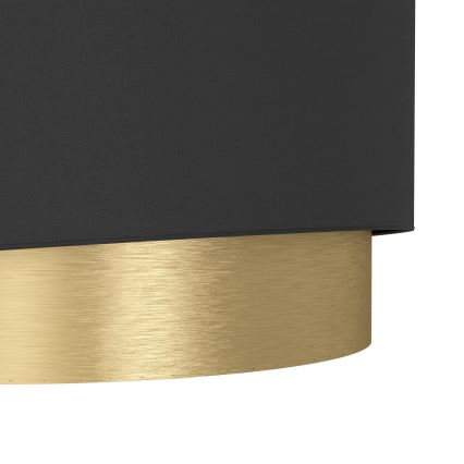 Eglo - Zidna lampa 1xE27/40W/230V crno/zlatna