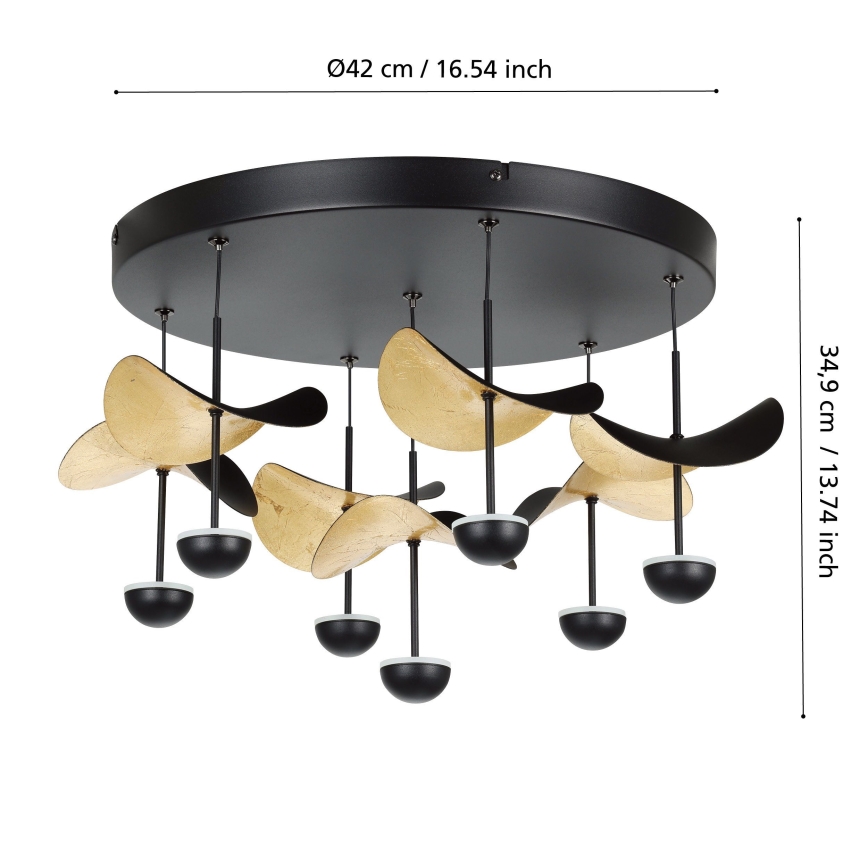 Eglo - LED Prigušiva plafonjera 7xLED/2,3W/230V 3000K
