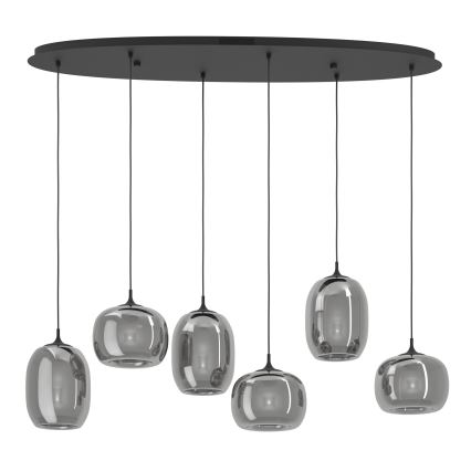 Eglo - LED Prigušivi luster na sajli 6xLED/3,7W/230V 2700-6500K dimno + Daljinski upravljač