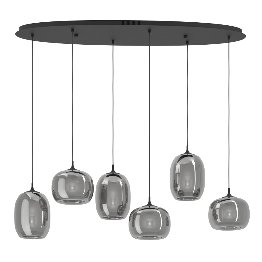 Eglo - LED Prigušivi luster na sajli 6xLED/3,7W/230V 2700-6500K dimno + Daljinski upravljač