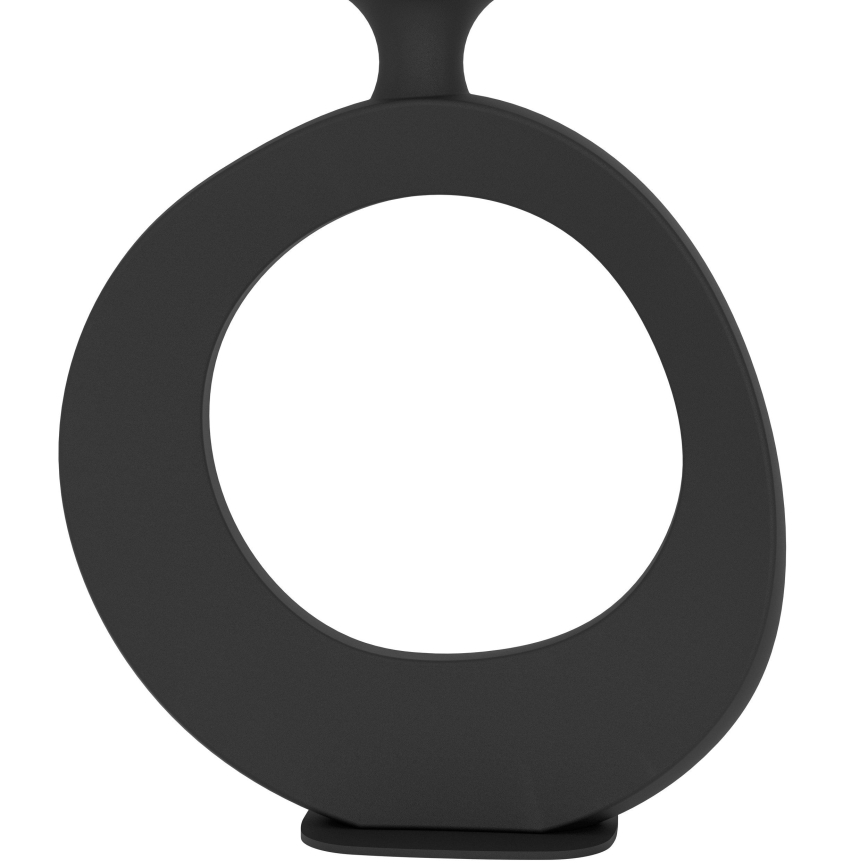 Eglo - Stona lampa 1xE27/60W/230V 52,5 cm crno/kremasta