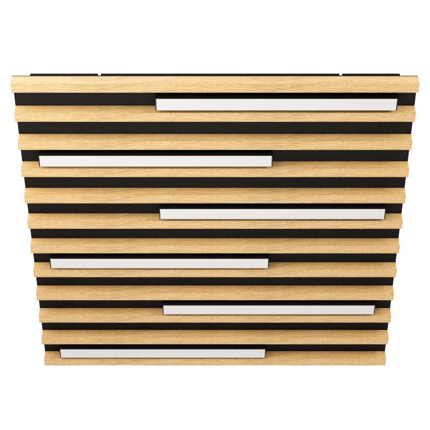 Eglo - LED Prigušiva plafonjera 6xLED/8,5W/230V 3000K 57,5x57,5 cm braon