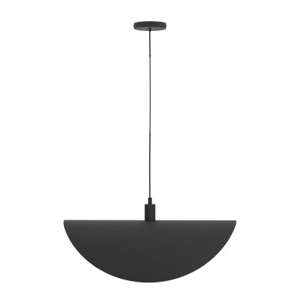 Eglo - Luster na sajli 1xE27/40W/230V 80 cm crno/zlatna
