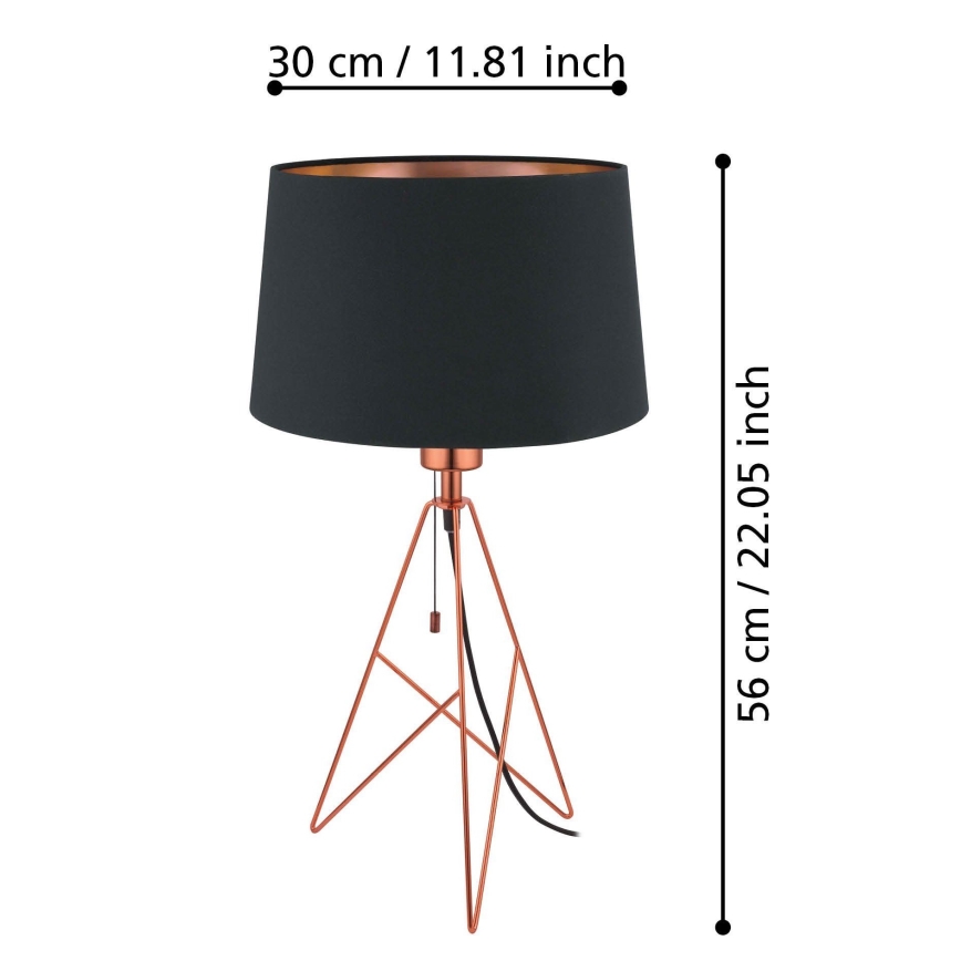 Eglo - Stona lampa 1xE27/60W/230V