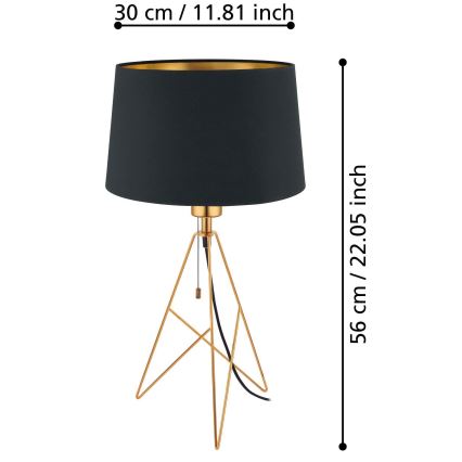 Eglo - Stona lampa 1xE27/60W/230V
