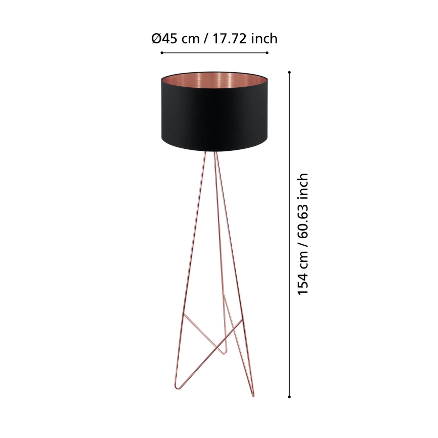 Eglo - Podna lampa 1xE27/60W/230V