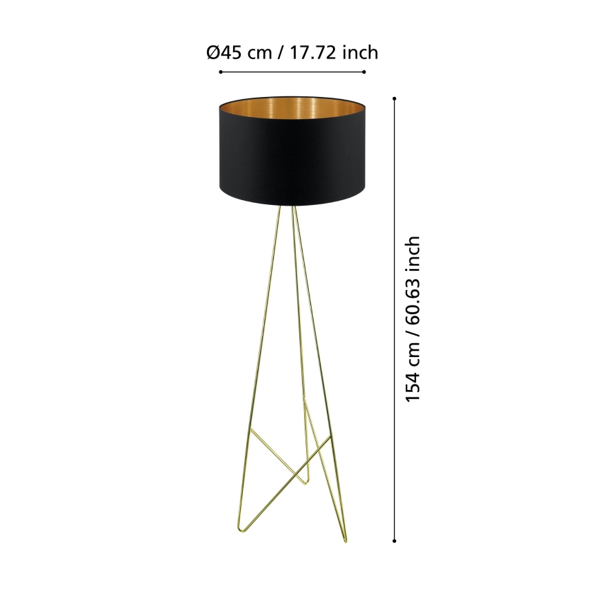 Eglo - Podna lampa 1xE27/60W/230V