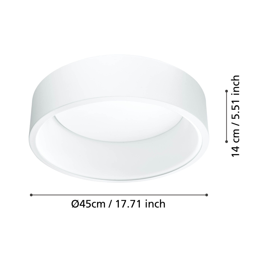 Eglo - LED prigušiva stropna svetiljka 1 LED/25,5W/230V