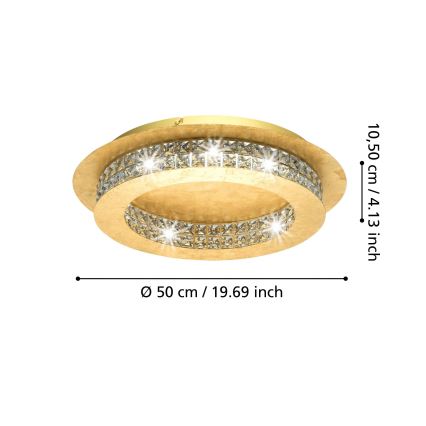 Eglo - LED Prigušiva plafonjera LED/31,5W/230V