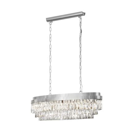 Eglo - Luster na lancu 10xE14/40W/230V sjajni krom