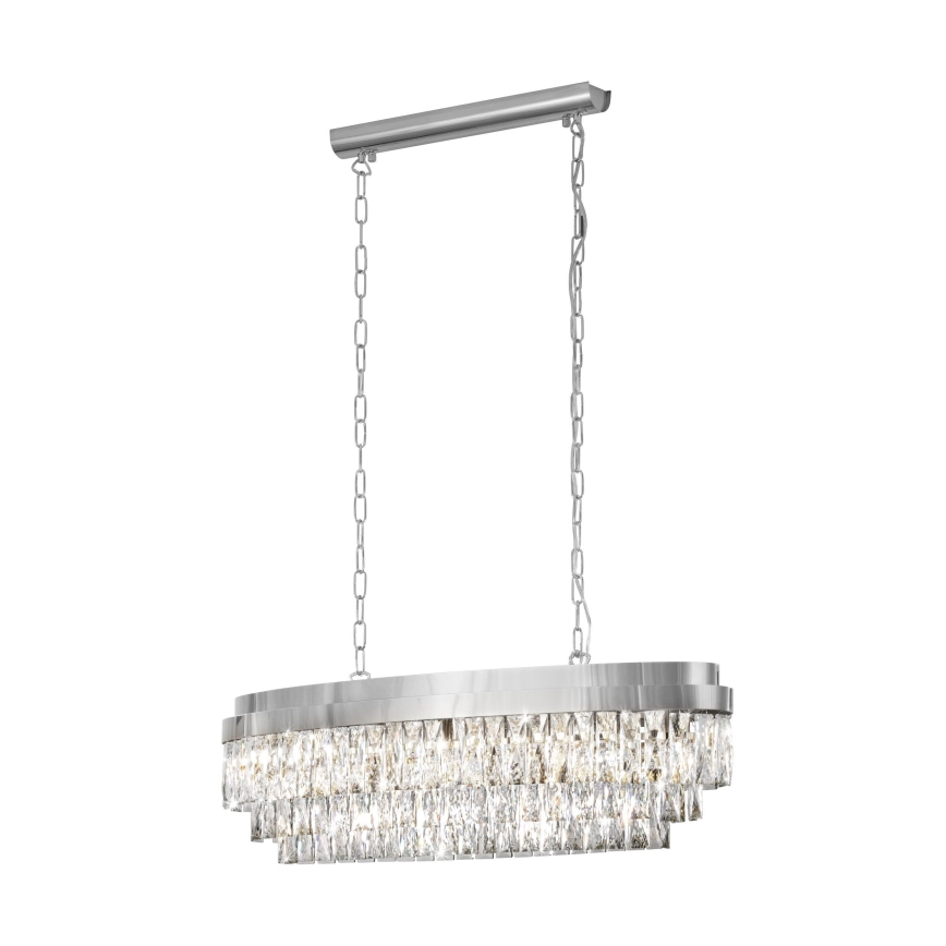 Eglo - Luster na lancu 10xE14/40W/230V sjajni krom
