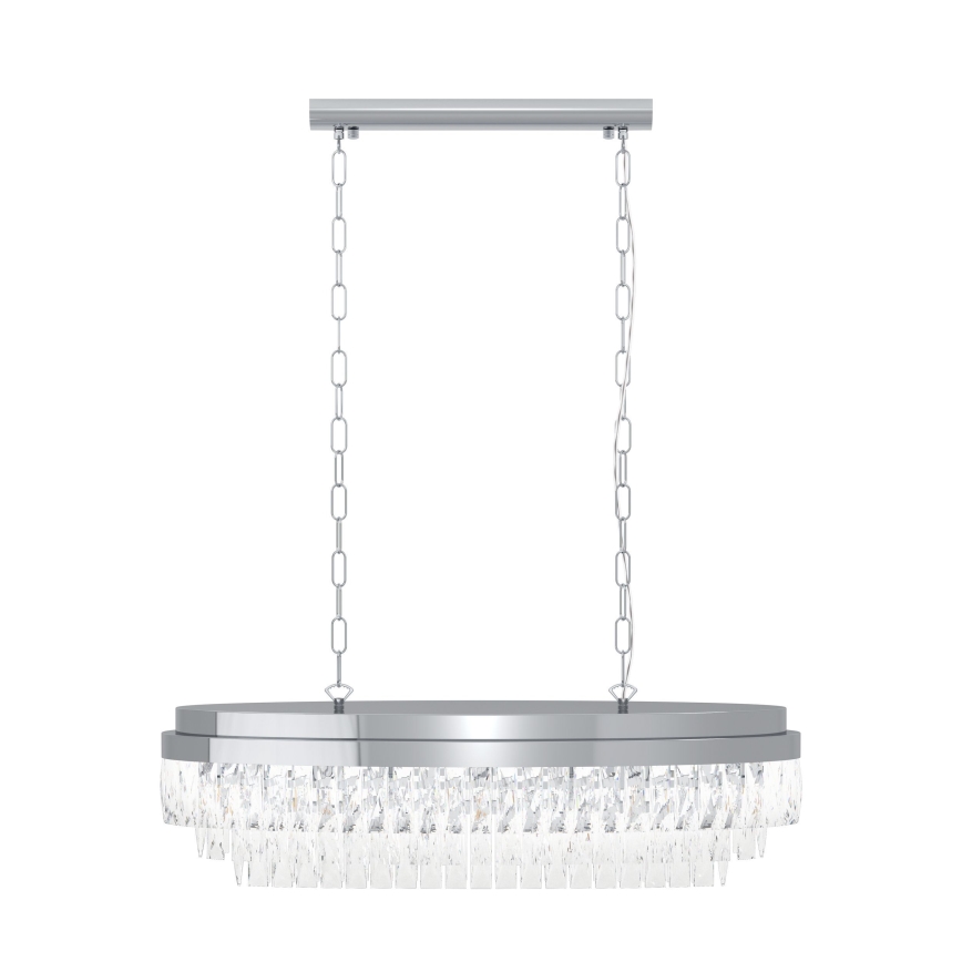 Eglo - Luster na lancu 10xE14/40W/230V sjajni krom