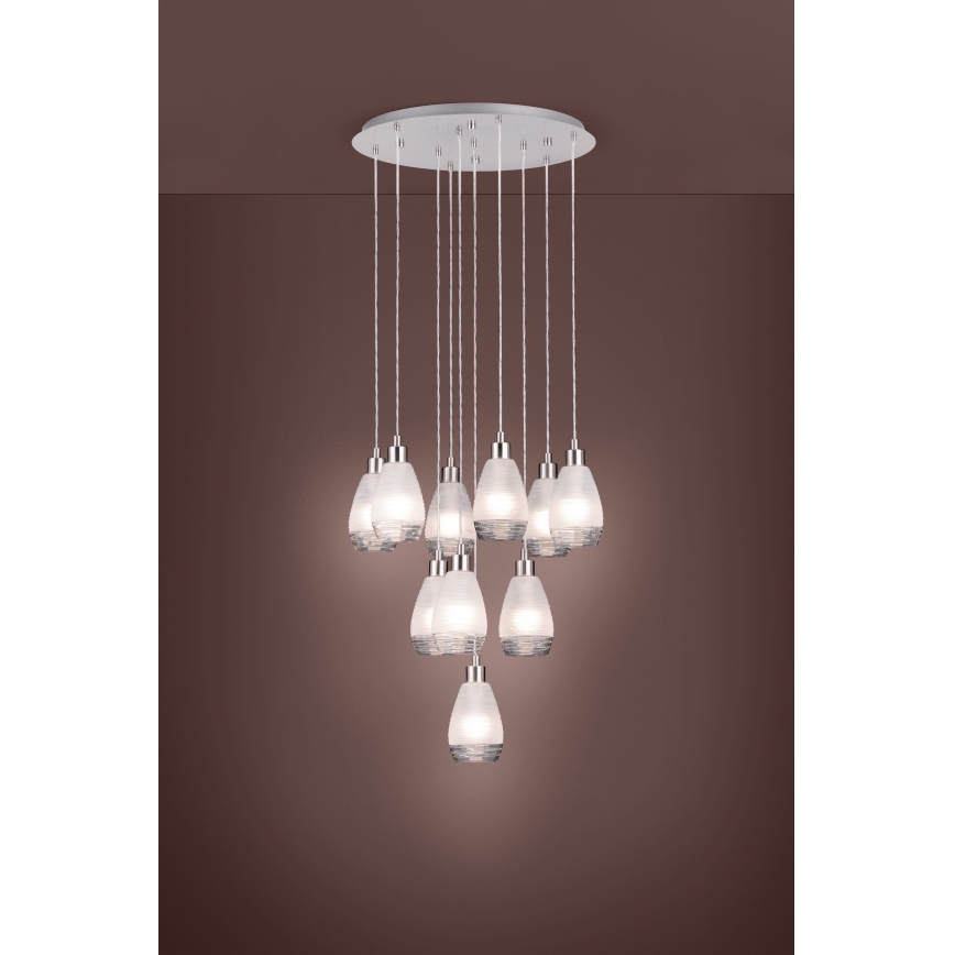 Eglo - Luster na sajli 10xE27/60W/230V