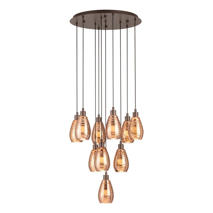 Eglo - Luster na sajli 10xE27/60W/230V