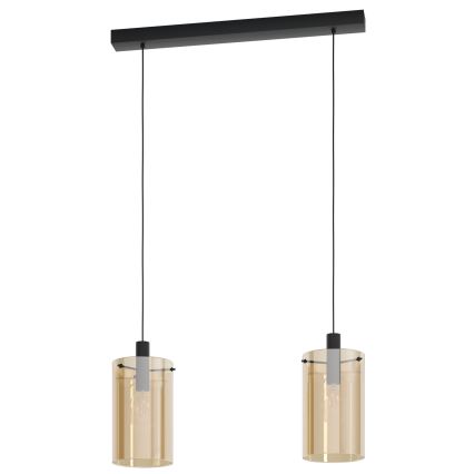 Eglo - Luster na sajli 2xE27/40W/230V