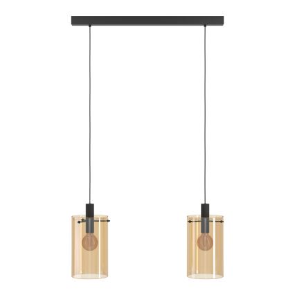 Eglo - Luster na sajli 2xE27/40W/230V