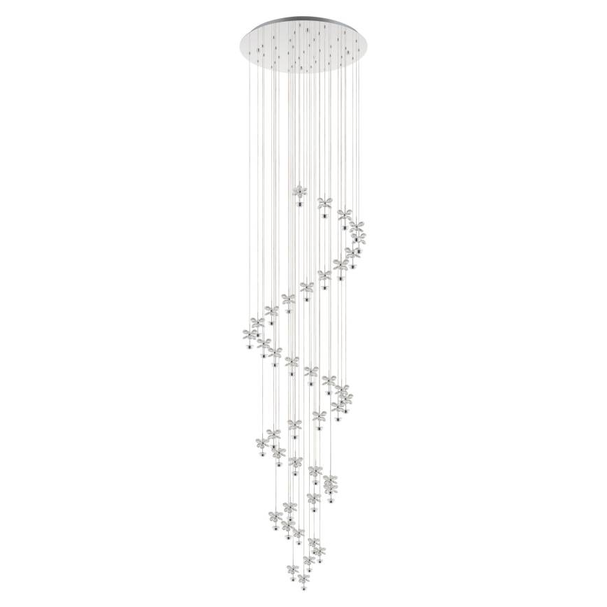 Eglo - LED Kristalni prigušivi luster na sajli 40xLED/1,8W/230V