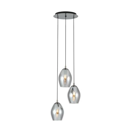 Eglo - Luster na sajli 3xE27/60W/230V dimno