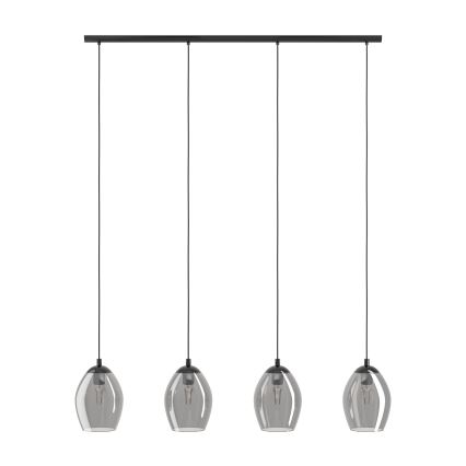 Eglo - Luster na sajli 4xE27/60W/230V