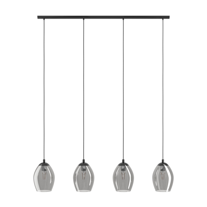 Eglo - Luster na sajli 4xE27/60W/230V