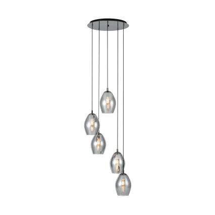 Eglo - Luster na sajli 5xE27/60W/230V dimno