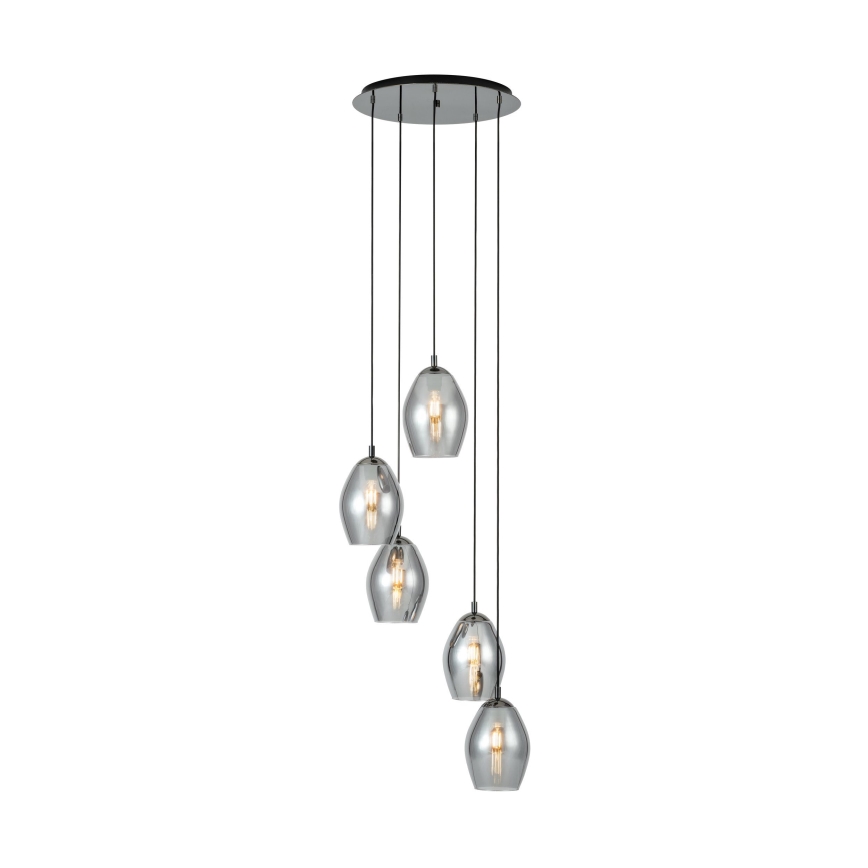 Eglo - Luster na sajli 5xE27/60W/230V