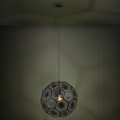 Eglo 39619 - Luster na sajli 1xE27/60W/230V pr. 50 cm crno