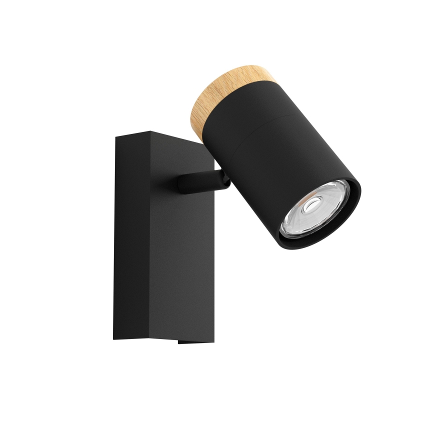 Eglo - LED Zidna reflektorska lampa 1xGU10/4,5W/230V 3000K crno/braon