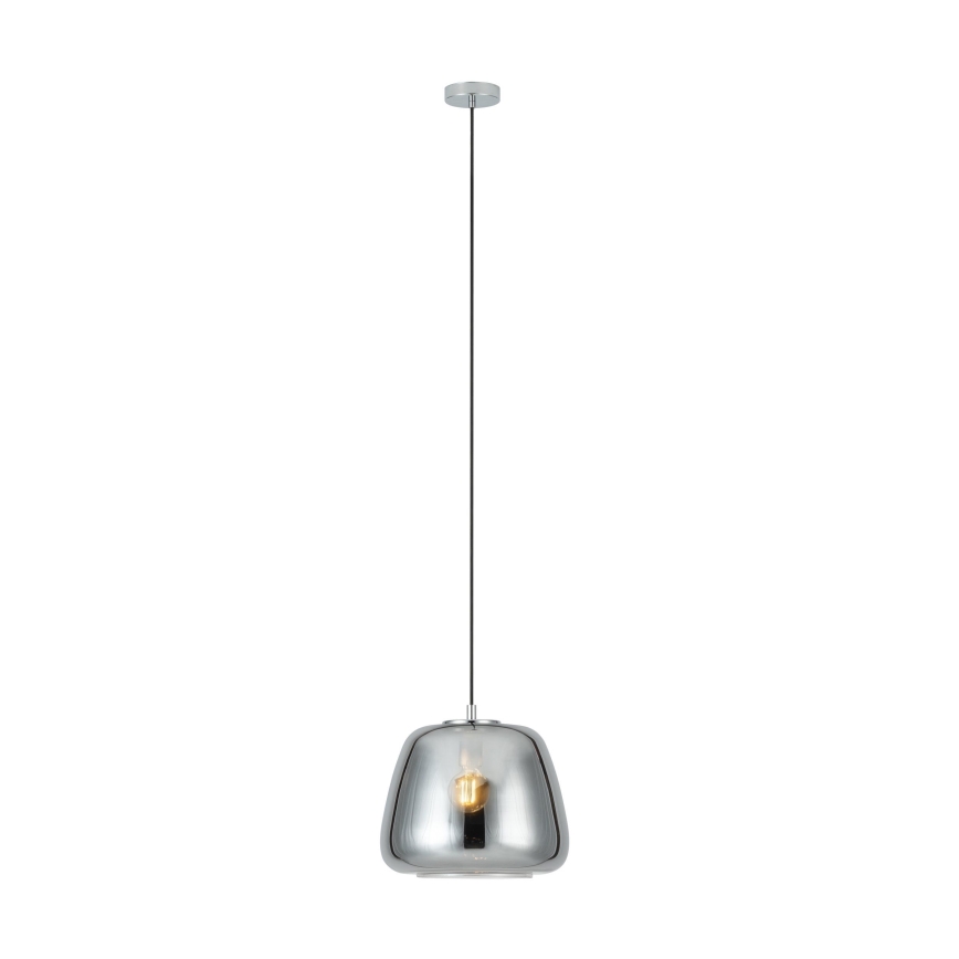 Eglo - Luster na sajli 1xE27/40W/230V pr. 35 cm sivo