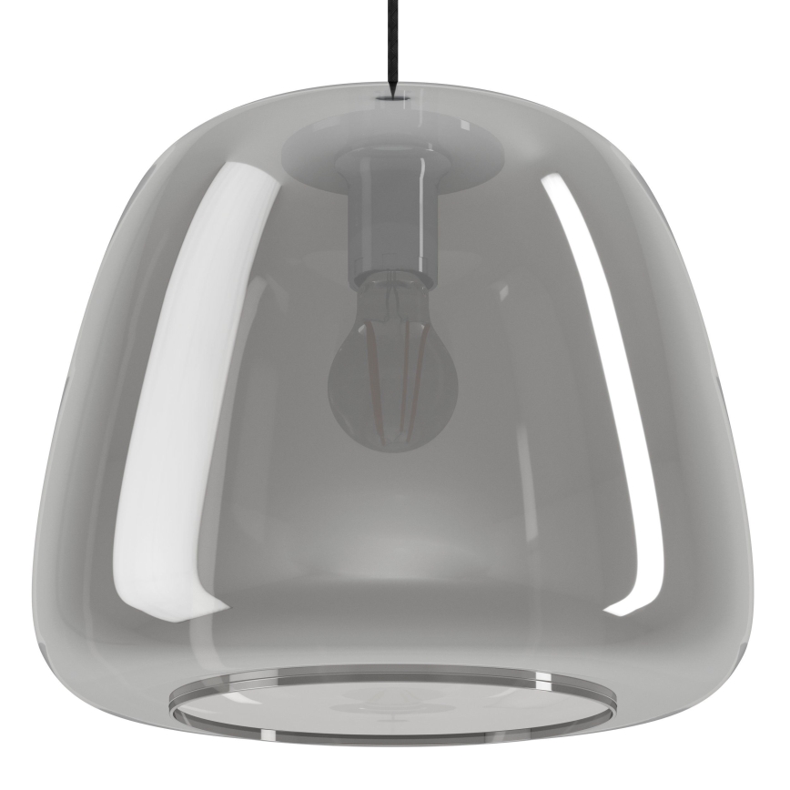 Eglo - Luster na sajli 1xE27/40W/230V pr. 35 cm sivo