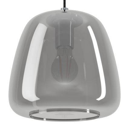 Eglo - Luster na sajli 1xE27/40W/230V, prečnika 26 cm, u dimnoj boji