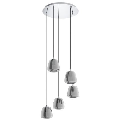 Eglo - Luster na sajli 5xE27/40W/230V dimno