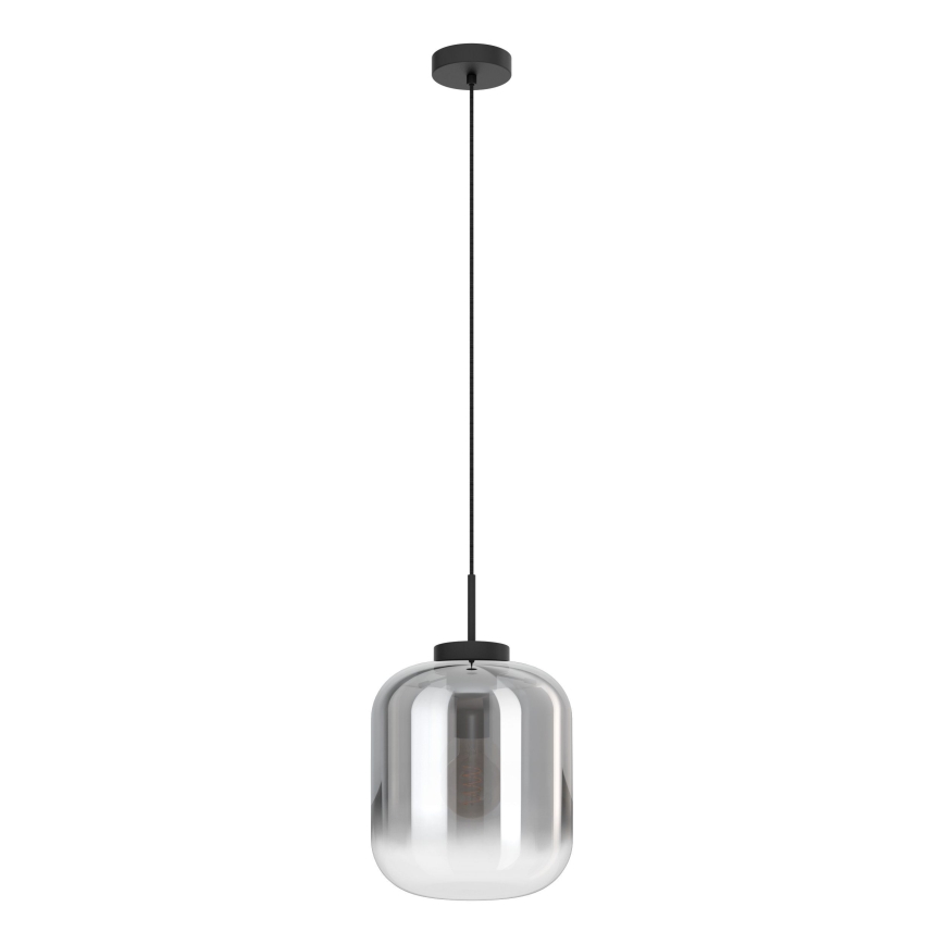 Eglo - Luster na sajli 1xE27/40W/230V pr. 25 cm sivo