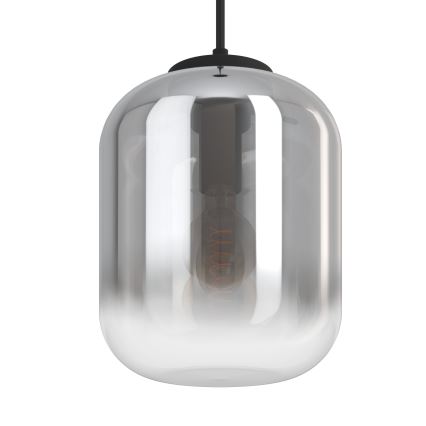 Eglo - Luster na sajli 1xE27/40W/230V pr. 25 cm sivo