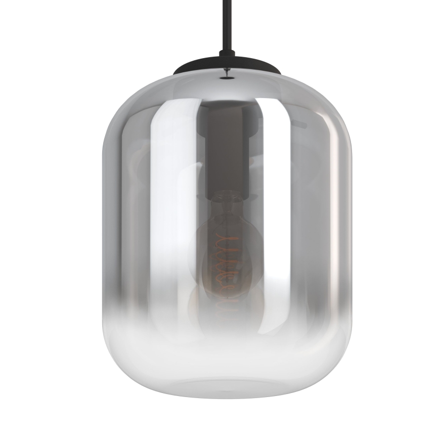 Eglo - Luster na sajli 1xE27/40W/230V pr. 25 cm sivo