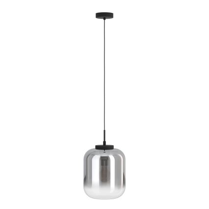 Eglo - Luster na sajli 1xE27/40W/230V pr. 25 cm sivo
