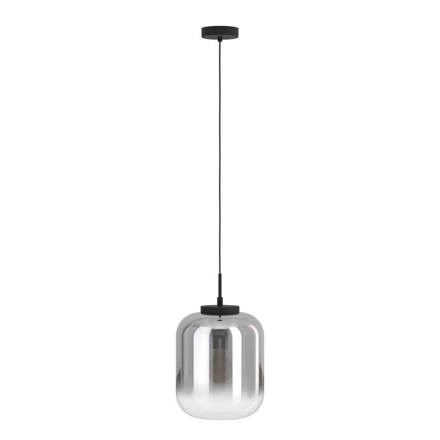 Eglo - Luster na sajli 1xE27/40W/230V pr. 25 cm sivo