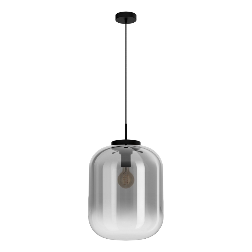 Eglo - Luster na sajli 1xE27/40W/230V pr. 35 cm sivo