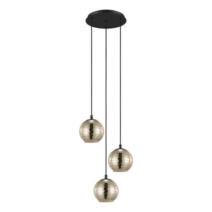 Eglo - Luster na sajli 3xE27/40W/230V