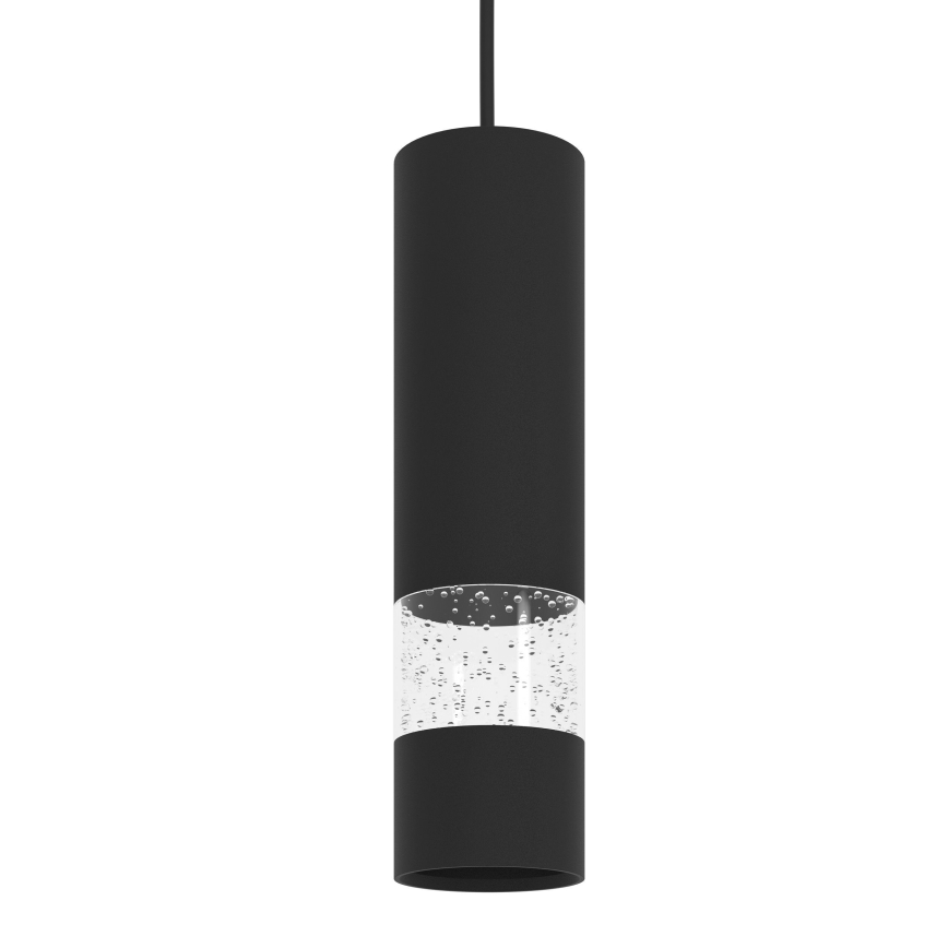Eglo - LED luster na sajli 5xGU10/4,6W/230V crno