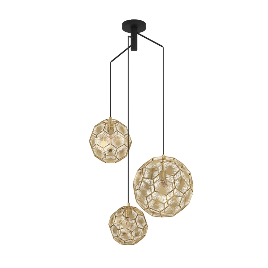 Eglo - Luster na sajli  3xE27/60W/230V