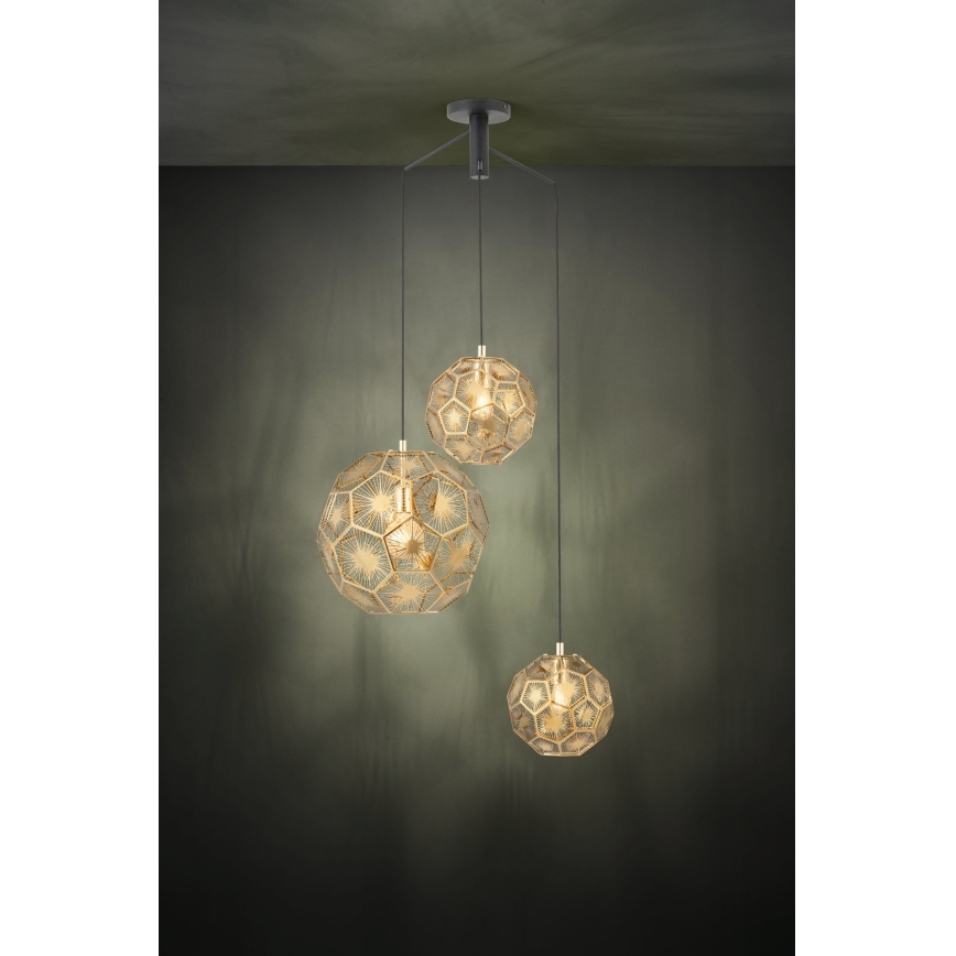 Eglo - Luster na sajli  3xE27/60W/230V