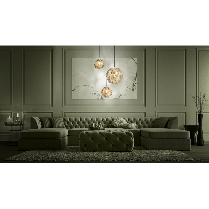 Eglo - Luster na sajli  3xE27/60W/230V